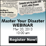 Register button for Master Your Disaster