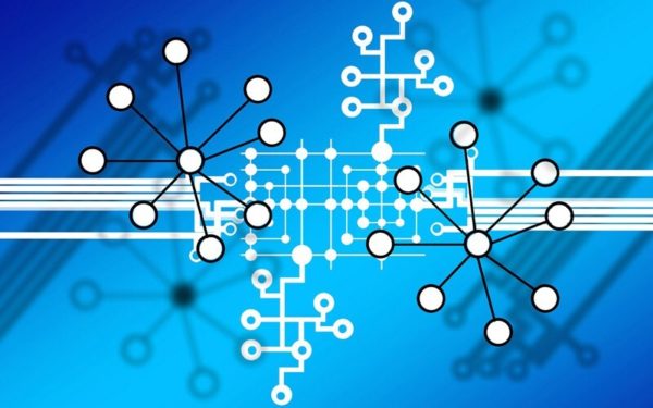 An illustration of a complex IT system.