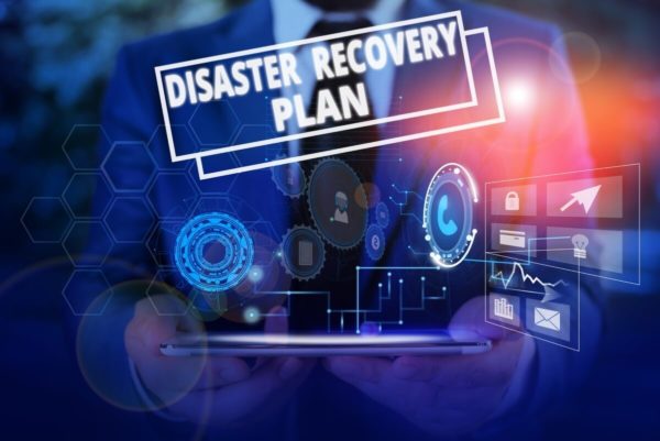 disaster recovery plan text over it image